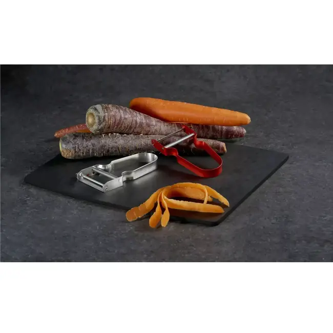 Victorinox REX Peeler – Iconische Dunschiller – Ultra-Scherp – Ergonomisch – Aluminium – Geborsteld