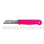 Solingen Schilmesje – RVS – Glad – 16 cm met Blade Cover – Neon Roze – 10 stuks