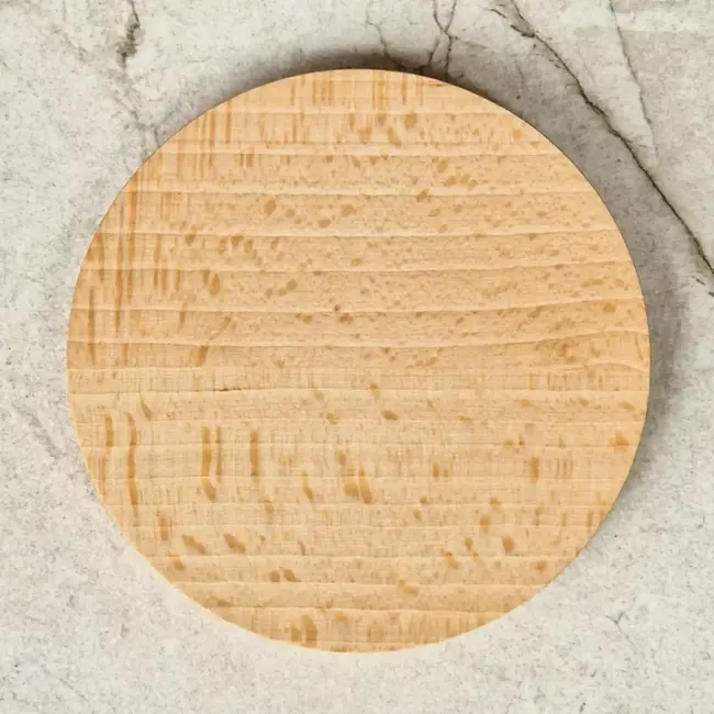 HOCHO Beukenhouten Onderzetter Ø100mm – Tijdloos Design & Hoogwaardige Afwerking