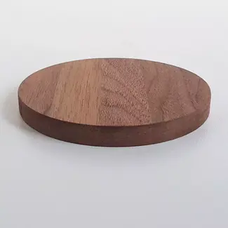 HOCHO Walnoten Houten Onderzetter Ø100mm – Luxe & Duurzaam