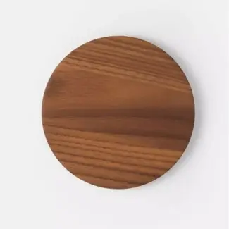 HOCHO Thermo–Essenhouten Onderzetter Ø100mm –Tijdloos Design & Duurzaam