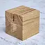HOCHO Eikenhouten Kaartenhouder 60x60x60 mm – Luxe en Functioneel