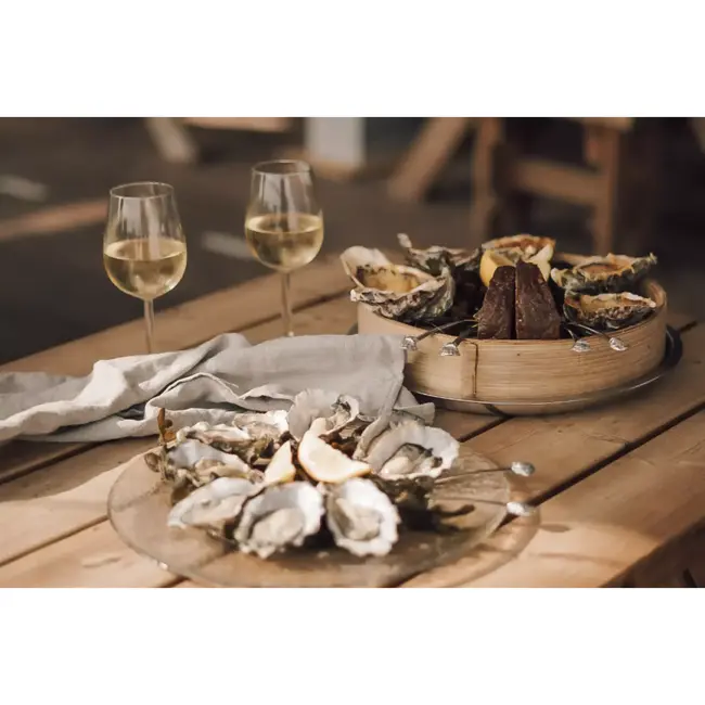 Anovi Luxe Oestervorkjes Set – Perfect voor Zeevruchten – 4 Stuks – Elegante Geschenkverpakking