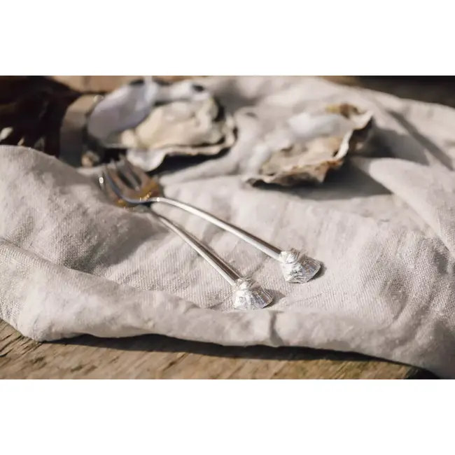 Anovi Luxe Oestervorkjes Set – Perfect voor Zeevruchten – 4 Stuks – Elegante Geschenkverpakking