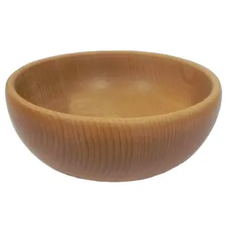 Glowel Massief beukenhouten schaaltje 18 cm als opvangschaal voor noten en schalen