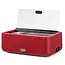 HENDI Stijlvolle chafing dish – rood – digitaal bedieningspaneel – gehard glazen deksel – 607x402x245 mm
