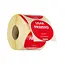 HENDI Voedselveiligheidsstickers, multifunctioneel, eenvoudig verwijderbaar, â€œEERST GEBRUIKENâ€, HENDI, Rood, 500 st., âŒ€50mm