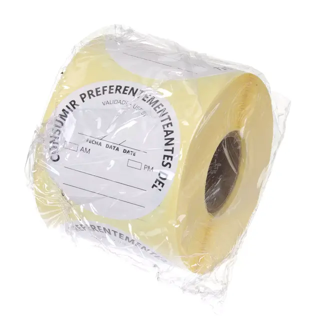 HENDI Voedselveiligheidsstickers, multifunctioneel, eenvoudig verwijderbaar, â€œGEBRUIKEN TOTâ€, HENDI, Wit, 500 st., âŒ€50mm