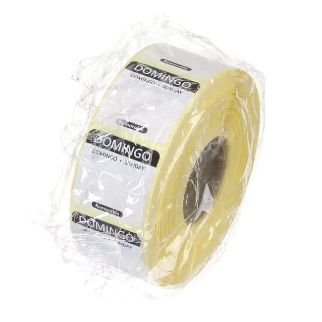 HENDI Voedselveiligheidsstickers, multifunctioneel, eenvoudig verwijderbaar , HENDI, Zwart, 1000 st., 25x25x(H)mm