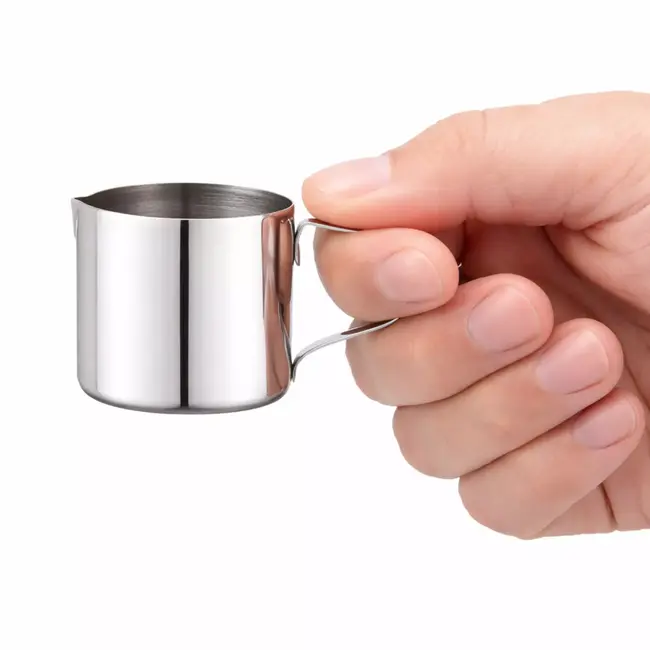 HENDI Melkkan – Compact – Roestvast staal – Schenktuit – 30 ml – Vaatwasmachinebestendig