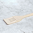 HOCHO Velin beukenhouten spatel 295 x 60 x 7 mm met sleuven, voor roeren, bakken, smeren en serveren