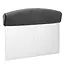 HENDI Deegsteker 150 x 110 mm van staal met PP-greep voor patisserie