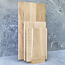 HOCHO Kubo  Eikenhouten houder voor 3 planken 110 x 115 x 50 mm met hard wax afwerking, netjes en stabiel op het aanrecht