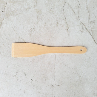HOCHO Atria beukenhouten spatel 300 x 55 x 5 mm, voor roeren, bakken, smeren en serveren zonder krassen op Teflon