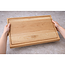 HOCHO Elara eiken snijplank met zijgrepen en sapgeul, hard wax afgewerkt 450 x 300 x 30 mm