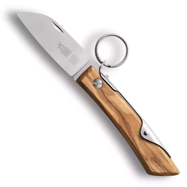 Robert Herder IBEX 60 – Zakmes – RVS Lemmet – Olijfhout handvat – Ratchet-Lock