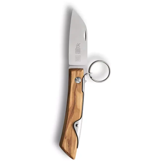 Robert Herder IBEX 60 – Zakmes – RVS Lemmet – Olijfhout handvat – Ratchet-Lock