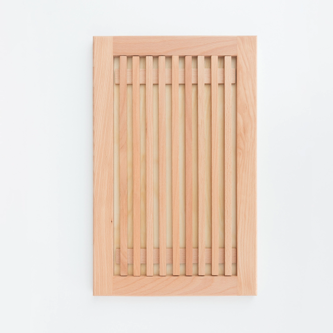 HOCHO Riven Broodsnijplank beukenhout 400 x 250 x 22 mm met kruimelopvang, paraffine olie afwerking en handige onderzijde grip