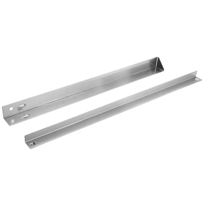 Arktic Stevige roestvrijstalen plankdrager voor Arktic 2-deurs pizzawerkbank met 7 laden en granieten werkblad