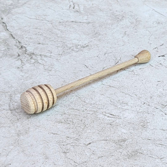 HOCHO Eclat Houten honinglepel van beukenhout 180 mm, ideaal voor thee, yoghurt en ontbijt