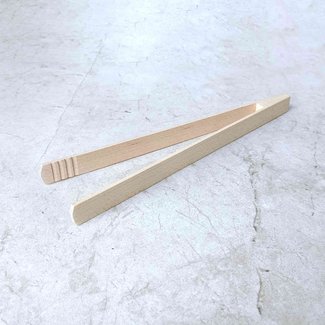 HOCHO Steno Houten tang van beukenhout 300 mm, extra bereik voor buffet, brunch en broodmand