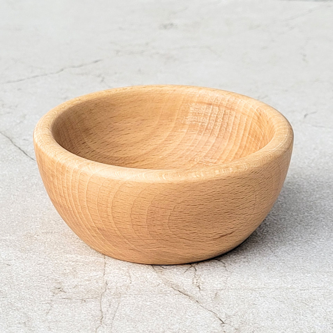 HOCHO Vitro Compact beukenhouten schaaltje 90 x 40 mm, naturel en geolied, voor tafel en keuken