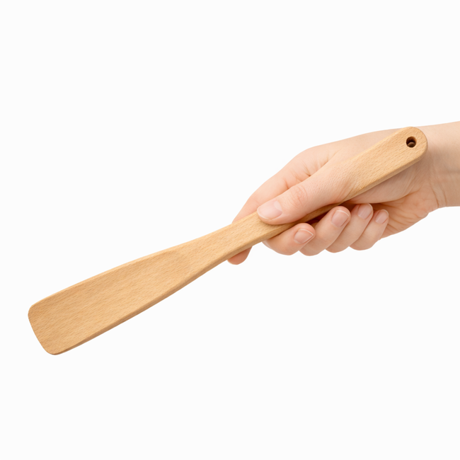 HOCHO Liora Schoenlepel hout 265 x 35 x 10 mm, naturel beukenhout voor snel en netjes schoenen aantrekken