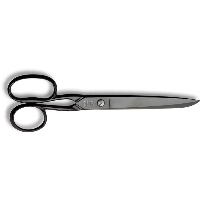 Lange-Augen Schere - Haushaltsschere, nicht-rostfrei, schwarz brüniert