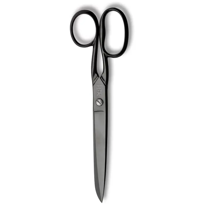 Lange-Augen Schere - Haushaltsschere, nicht-rostfrei, schwarz brüniert