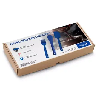Déglon Stop'Glisse patisserieset 3-delig, maryse 25 cm, spatel 25 cm en silicone kwast, hittebestendig tot 230 °C