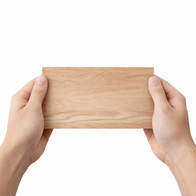 HOCHO Zenit Snijplank – Eikenhout – 220x140x10 mm – Schuine Randen