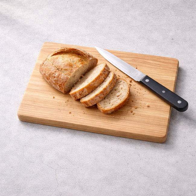 HOCHO Snijplank Kubo – Eikenhout – 250x180x15 mm – Tijdloos Design