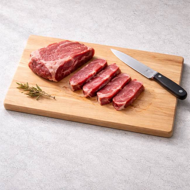 HOCHO Snijplank Kubo – Eikenhout – 450x250x15 mm – Tijdloos Design