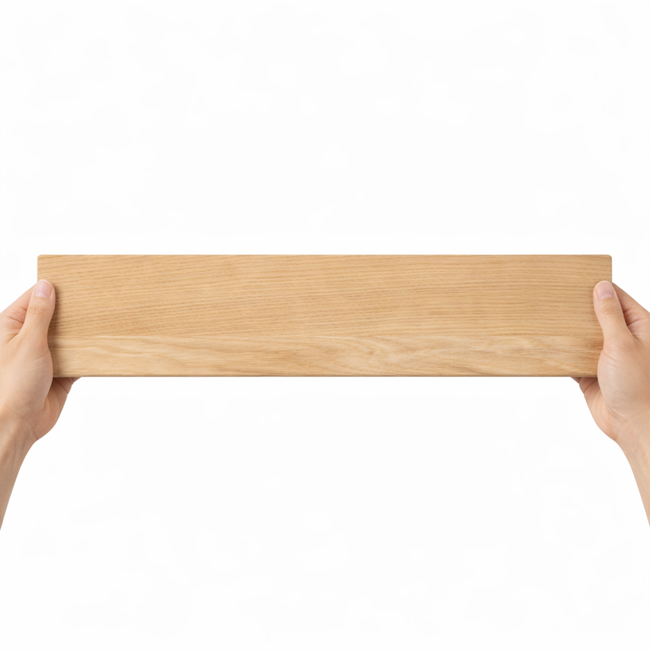 HOCHO Snijplank Kubo – Eikenhout – 565x140x15 mm – Tijdloos Design