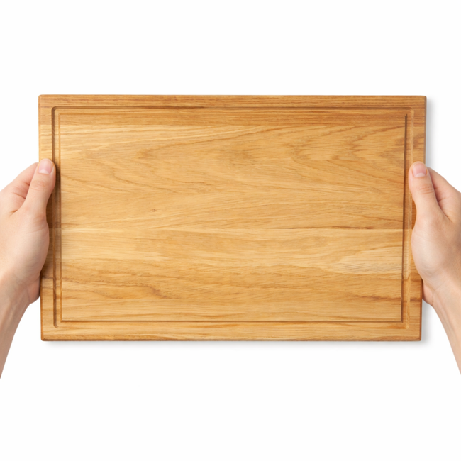 HOCHO CutX Snijplank – Eikenhout – 400x300x20 mm – Hard Wax Afwerking