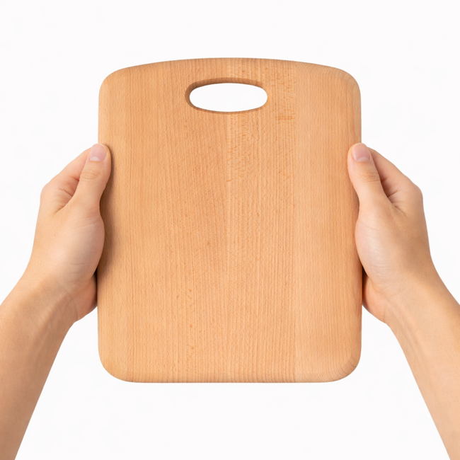 HOCHO Snijplank Medium – Beukenhout – 340x240x20 mm – Duurzaam en Stijlvol