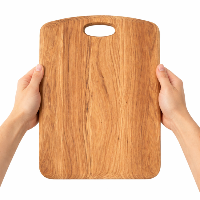 HOCHO Snijplank Large – Eikenhout – 450x300x20 mm – Hard Wax