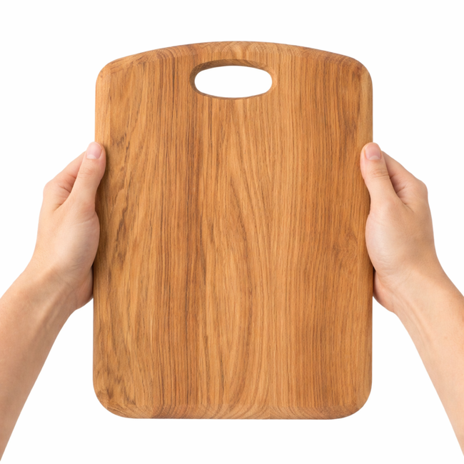 HOCHO Snijplank Medium – Eikenhout – 340x240x20 mm – Hard Wax