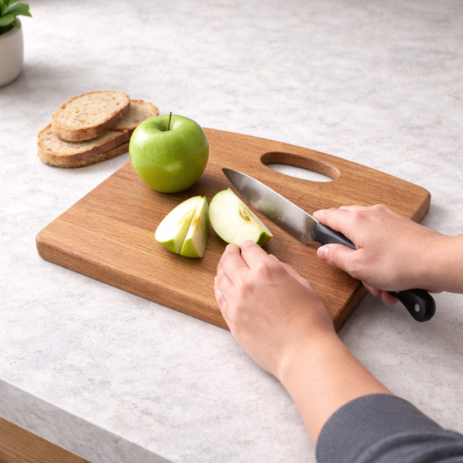 HOCHO Snijplank Small – Eikenhout – 280x200x20 mm – Hard Wax