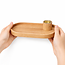 HOCHO Eikenhouten Dienblad met Kaarshouder – 200x100x35 mm – Scandinavisch Design