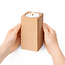 HOCHO Beukenhouten Waxinelichthouder 50x50x90 mm – Sfeervolle Decoratie