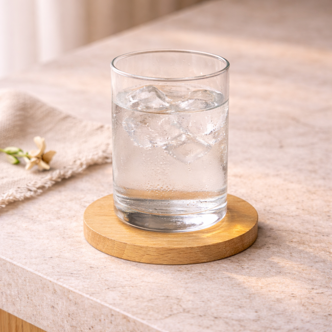 HOCHO Beukenhouten Onderzetter Ø100mm – Tijdloos Design & Hoogwaardige Afwerking