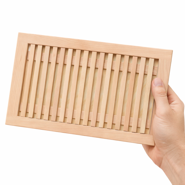 HOCHO Beukenhouten Broodsnijplank 400x250x22 mm – Met Kruimelopvang