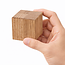 HOCHO Eikenhouten Kubus 60x60x60 mm – Voor Decoratie, Branding & Educatief Gebruik