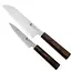 Yaxell Hana – 2-delige Messenset – Santokumes 16,5 cm & Universeelmes 12 cm – Damaststaal – Japanse Topkwaliteit