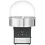 HENDI Suikerspinmachine zwart 1130 W met rvs kom en handige lade