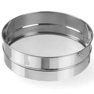 HENDI Bakkerszeef 250 mm met ophangoog voor bloem en meel