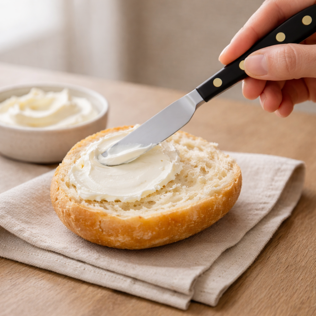 Robert Herder Botermes - RVS - Lemmet 85 mm - Heft POM