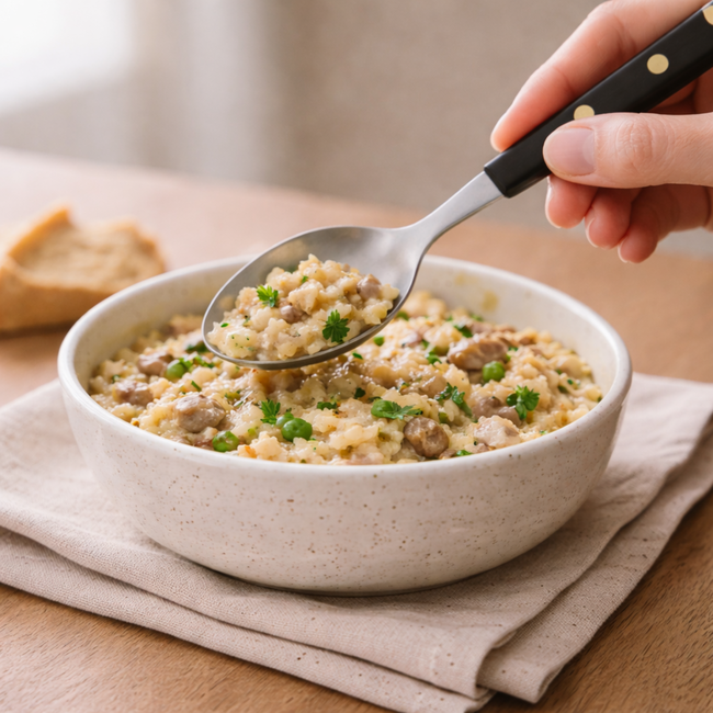 Robert Herder Menulepel - Buckels - RVS - 200 mm - Heft POM