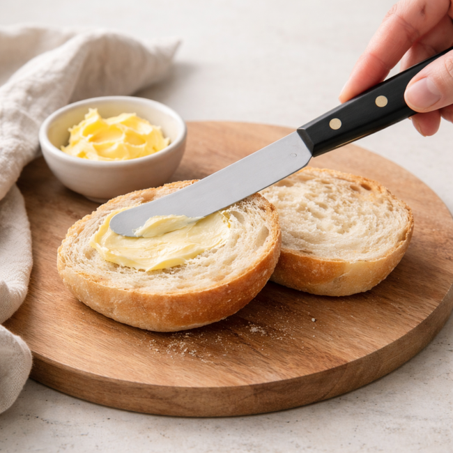 Robert Herder Botermes – Buckels – RVS – Lemmet 100 mm – Heft POM